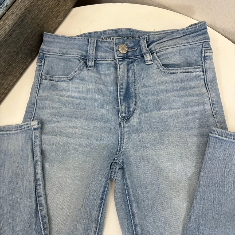 American Eagle Outfitters Blue stretch Skinny Jeans - Picture 5 of 15